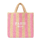 Bolsa de Playa de paja a rayas