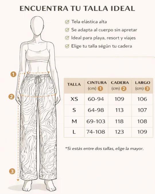 Pantalón de Playa Valeria Safari